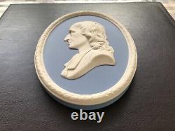 Plaque ovale grande en jaspe Wedgwood de John Milton