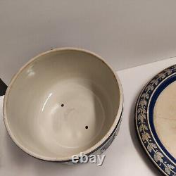 Plat à fromage Vintage XL en Wedgwood Jasperware avec cloche et sous-assiette à gâteau