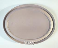 Plateau / Assiette en Jasperware Lilas de Wedgwood