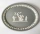Plateau Wedgwood En Jaspe Gris, Cupidon Et Psych&eacute;, Jasperware