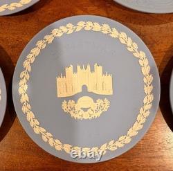 Plats de Noël en jaspe Wedgwood 1969 1978 + Collection complète du 10e anniversaire