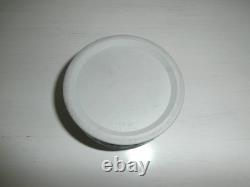 Pot à bibelots rond néoclassique en jaspe bleu foncé Wedgwood ancien avec rougeur