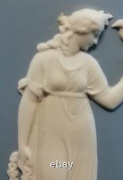 Pot à tabac en jasperware bleu Wedgwood Jasper