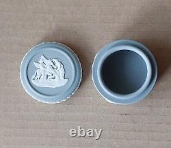 Pot pilule Pégase en jaspe gris Wedgwood