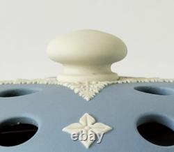 Pot pourri en jaspe bleu Wedgwood - Collection Lord Wedgwood