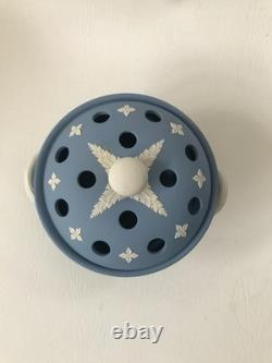 Pot pourri en jaspe bleu Wedgwood de la collection Lord Wedgwood
