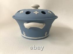 Pot pourri en jaspe bleu Wedgwood de la collection Lord Wedgwood