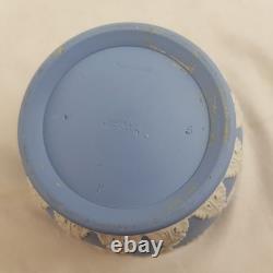 Pots de fleurs néoclassiques en porcelaine Jasperware vintage Wedgwood x2 4,5 x 5 pouces