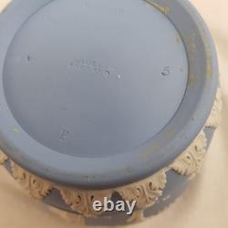 Pots de fleurs néoclassiques en porcelaine Jasperware vintage Wedgwood x2 4,5 x 5 pouces