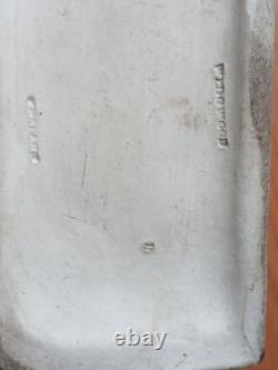 Projet de restauration d'une horloge en jaspe Wedgwood bleu foncé antique 1889 'R'