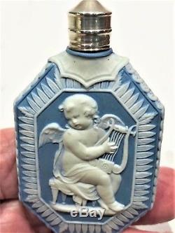 Rare Bouteille De Parfumerie En Jeron De Cheruble Wedgwood Avecstopper (c. 1800) Superbe-rare
