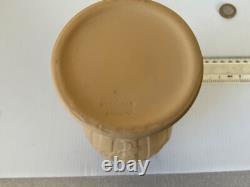 Rare Vase en Jasperware Jasper Cane Ware de Wedgwood Angleterre Feuille de Lierre