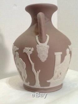Rare Wedgwood Lilac Slip Jasperware 6 Vase De Portland