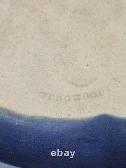 Rare boîte couverte néoclassique en jasperware Wedgwood du 18ème siècle, bleu cobalt, diamètre 12 cm
