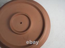 Rare porte-bougie chandelier Wedgwood en jasperware terracotta<br/>
	