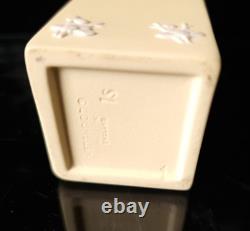 Rare vase à bouton néoclassique en jaspe Prunus couleur jaune primevère Wedgwood 13,8 cm