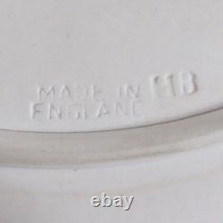 Série musée Wedgwood, assiette trophée à damier en jasperware blanc, édition limitée n° 164