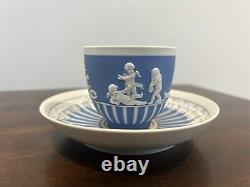 Service de tasse et soucoupe en jaspe Wedgwood du 18ème siècle