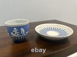 Service de tasse et soucoupe en jaspe Wedgwood du 18ème siècle