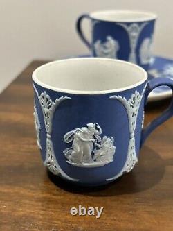 Service de tasses à thé miniature Wedgwood Jasperware 3 pièces