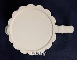 Service de thé en trio en jaspe jaune Wedgwood avec motif de bambou en excellent état