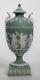 Seulement Wedgwood Vase Vert Jasperware, Vers 1860