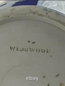 Superbe Qualité Wedgwood Bleu Foncé Jasper Dip 5 3/4 Vase Portland C1820