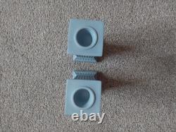 Superbes chandeliers en jasperware Wedgwood Millennium, trouvaille rare