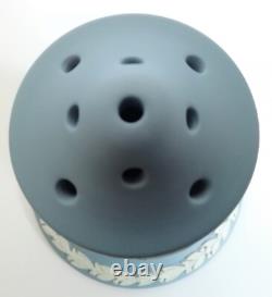 Support pour épingle à chapeau en jaspe Wedgwood bleu