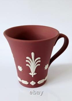 Tasse à café / canette à café Jasperware en jaspe vin Wedgwood