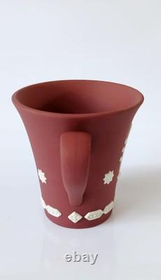 Tasse à café / canette à café Jasperware en jaspe vin Wedgwood