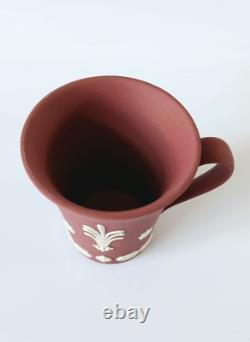 Tasse à café / canette à café Jasperware en jaspe vin Wedgwood