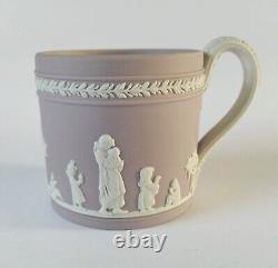 Tasse à café et soucoupe en jaspe lilas Wedgwood