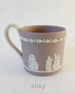Tasse à café grecque en jaspe lilas Wedgwood, jasperware