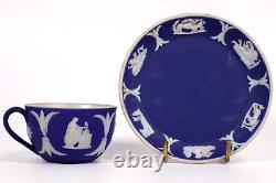 Tasse et soucoupe miniature antique Wedgwood en jaspe, vers 1891