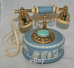 Téléphone Astral Vintage Wedgwood Blue Jasper Ware Frais D'envoi Gratuits Au Royaume-uni