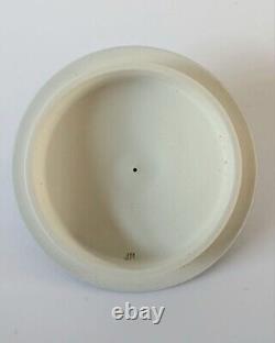 Théière en jaspe bleu Portland Wedgwood avec motif de feuille d'acanthe, en boîte