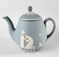 Théière en jaspe bleu de Wedgwood Collection Lord Wedgwood