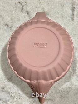 Théière individuelle WEDGWOOD en jaspe rose avec couvercle de 6 oz. en excellent état