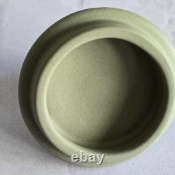 Théière miniature verte Wedgwood emploi domestique Jasperware parfait