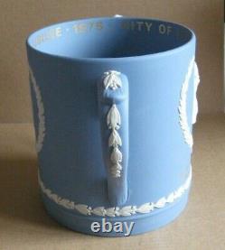 Ultra Rare Wedgwood Jasperware Blue Très Grande Ville De Stoke Loving Mug