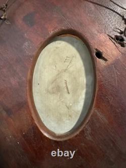 Une fabuleuse grande plaque en jaspe bleu Wedgwood encadrée du XIXe siècle