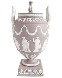 Urne Grecque Wedgwood Rare Vase Urne Jasperware Lilas