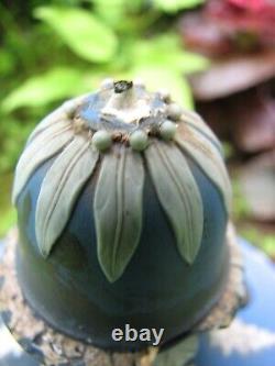 Urne/vase en jaspe bleu foncé du XVIIIe siècle de Wedgwood Adams à restaurer pour le musée