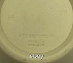 VTG Wedgwood Pot en Gingembre à Primevère en Jasper Jaune avec Couvercle Prunus Blossom 4