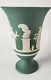 Vase Arcadien En Jasperware Teal Green De Wedgwood