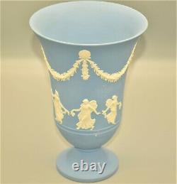 Vase De Compote De Porcelaine D'urn Tureen D'origine Ancienne Wedgewood Jasperware