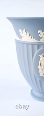 Vase Grec en Jasperware Bleu Wedgwood