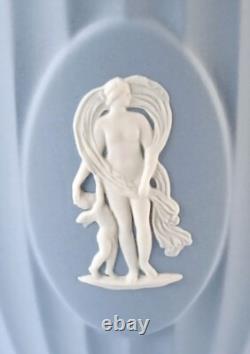 Vase Grec en Jasperware Bleu Wedgwood