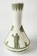 Vase Grec Sur Blanc En Jaspe Vert Wedgwood